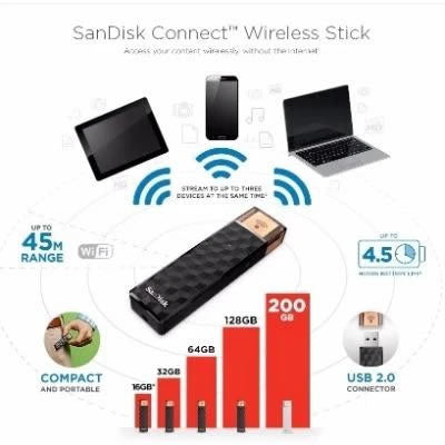 Sandisk Pendrive 64 Gb Connect Wireless Stick