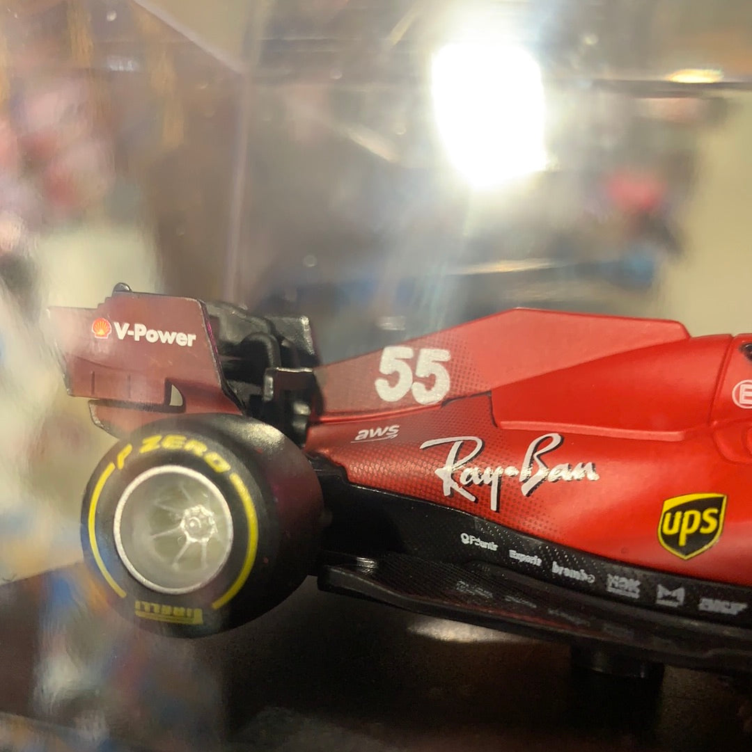 SF21 Carlos Sainz #55 Ferrari (ACRYLIC WITH HELMET) 2021