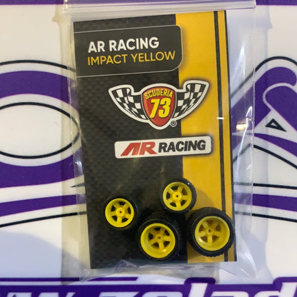 AR Racing YELLOW Set 4 wheels