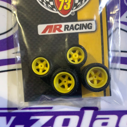 AR Racing YELLOW Set 4 wheels