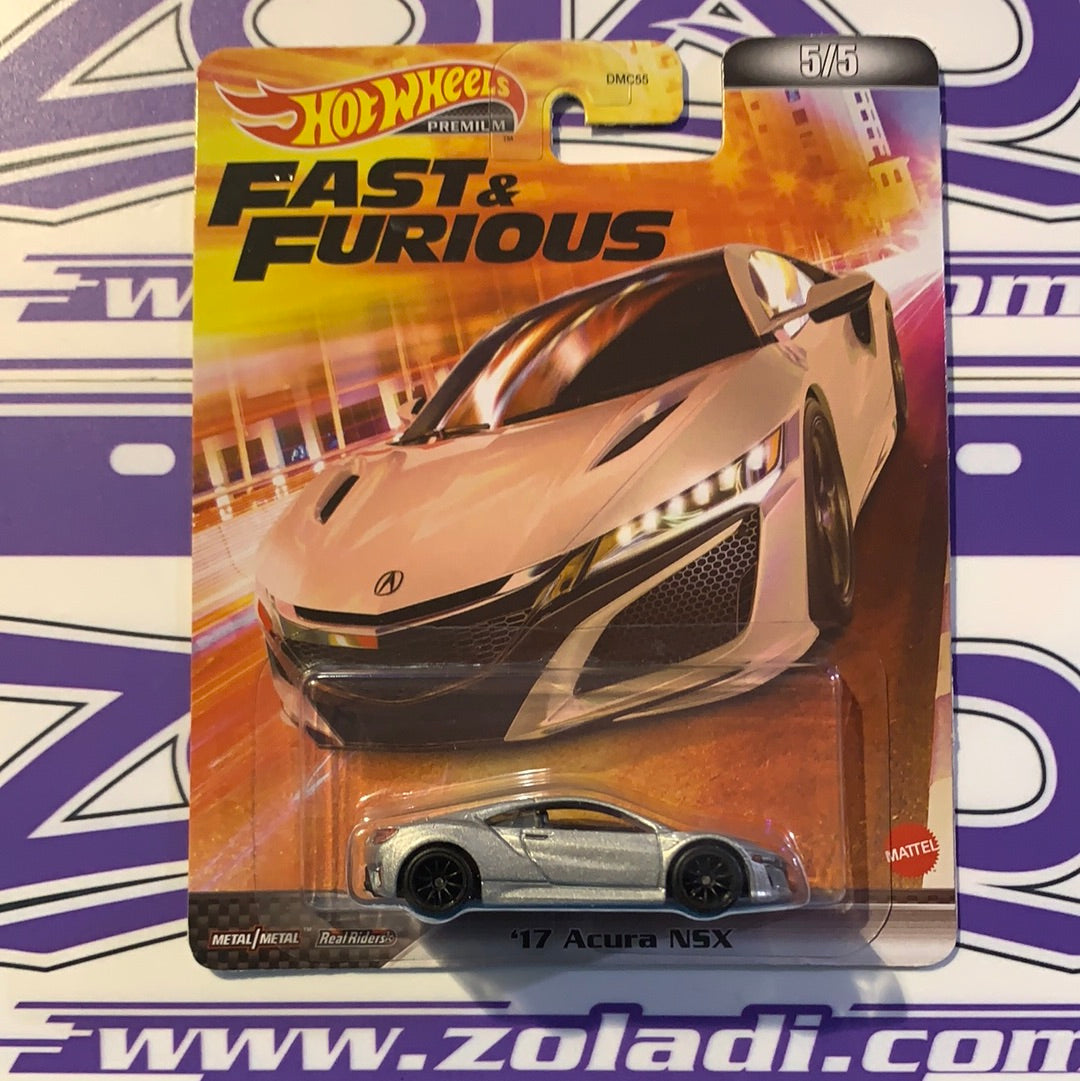 Promoción HCP30 Acura Nsx Fast&Furious Hot Wheels