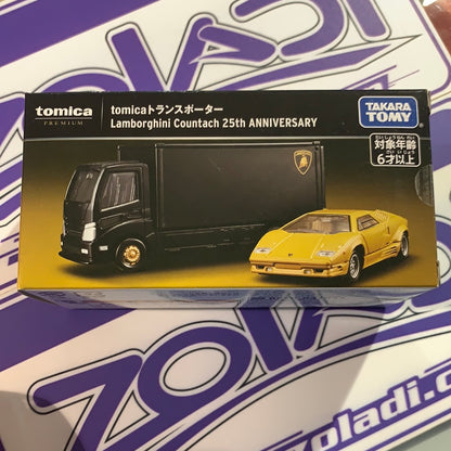 LAMBORGHINI COUNTACH 25TH AND TOMICA TRUCK