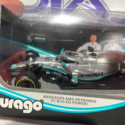 W10 LEWIS HAMILTON #44 Mercedes AMG (SIN ACRILICO/SIN CASCO)