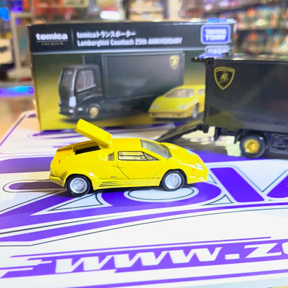 LAMBORGHINI COUNTACH 25TH AND TOMICA TRUCK