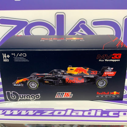 02324 BURAGO F1 RB16B 33 MAX VERSTAPPEN RED BULL