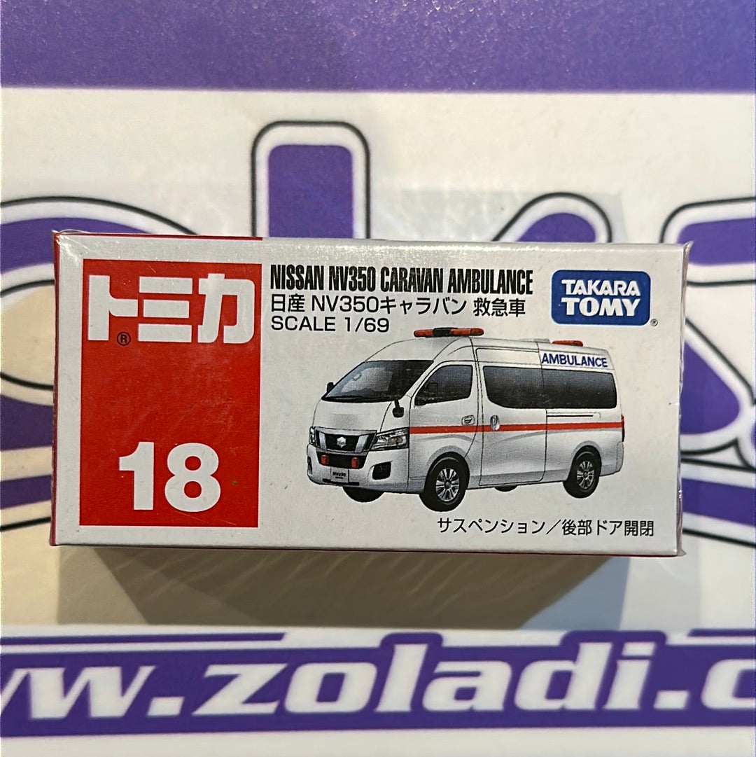 Nissan Caravan Ambulance Takara Tomy