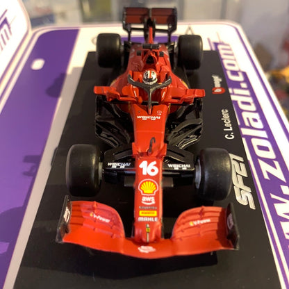 SF21 C Leclerc #16 Ferrari (CON ACRILICO/ CON CASCO) 2021