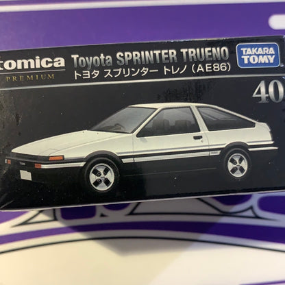 TOYOTA AE86 SPRINTER TRUENO TOMICA PREMIUN