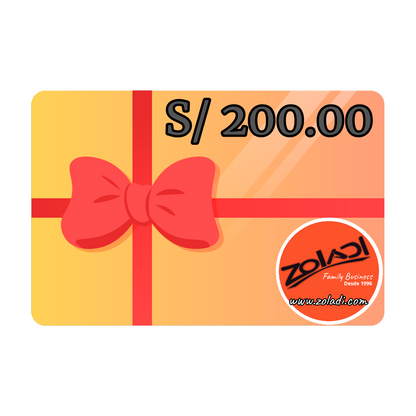 Zoladi Gift Card! RECEIVE 10% More Value For Purchases If You Use It In 1 Week!