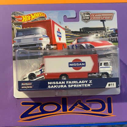 FYF14 Fairlady Team Transport Hot Wheels No