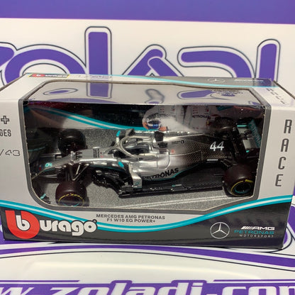 W10 LEWIS HAMILTON #44 Mercedes AMG (SIN ACRILICO/SIN CASCO)